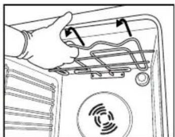 WHIRLPOOL AKP 459 - I3MEHEHNE IIOLOXEHNA BEPXHEO HARPEBATEbHOrO 3JEMEHTA (TOJIbKO B HEKOTOPbIX MOdEJIAX) - 2