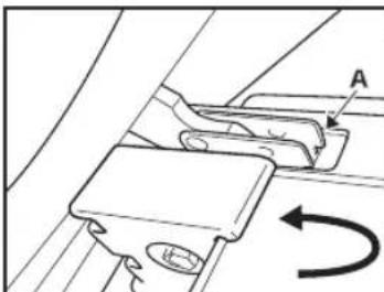 WHIRLPOOL AKP 454 - Pour remettre la porte en place : - 2