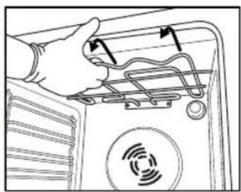 WHIRLPOOL AKP 314 IX - OMLAAGBRENGEN VAN HET BOVENSTE VERWARMINGSELEMENT (ALLEEN BIJ BEPAALDE MODELLEN) - 2
