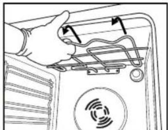 WHIRLPOOL AKP 314 IX - ABSENKEN DES OBEREN GRILLEELEMENTS (NUR BEI EINIGEN MODELLEN) - 2
