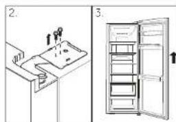 HAIER HRF521DS6 - Montaje y desmontaje de las puertas - 3