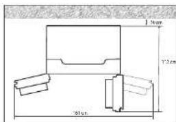 HAIER HRF521DS6 - Requerimientos de espacio - 1