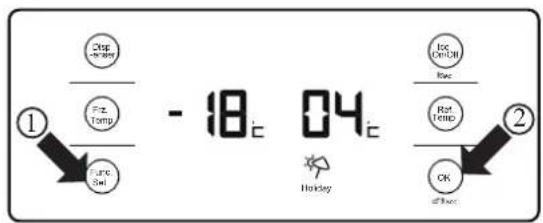HAIER HRF628IF6 - Mode vacances (Holiday) - 14