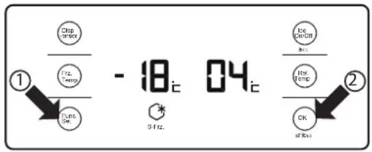 HAIER HRF628IF6 - Regolazione della temperatura del congelatore - 1