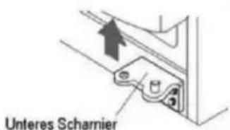 HAIER HRF628DS7 - Die Tür vom Kühlschrank entfernen - 2