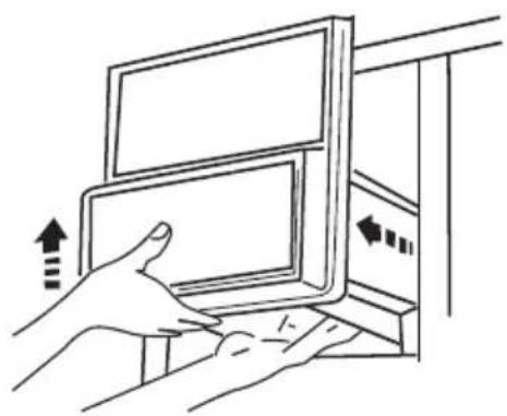 HAIER HRF628DS7 - Remover e instalar o contentor de cubos de gelo - 1
