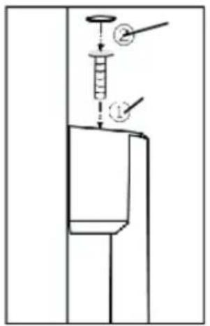 HAIER HRF628DS7 - Assembly of the refrigerator door handle - 1