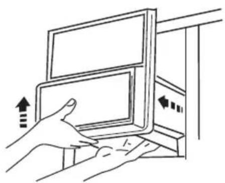 HAIER HRF628DS7 - Removing and installing the ice cube container - 1