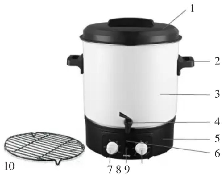 DOMO DO322W - COMPONENTS - 1