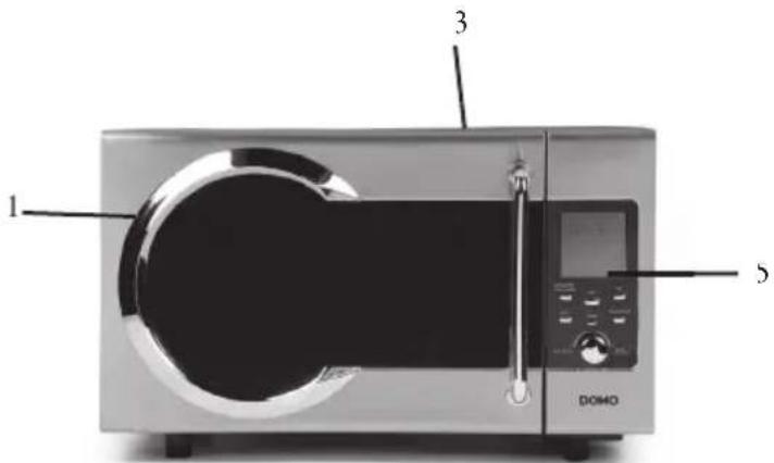 DOMO DO2625CB - ONDERDELEN - 1