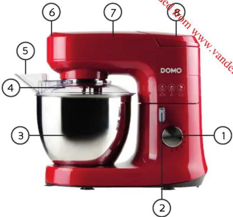 DOMO DO9145KR - PIEZAS - 1