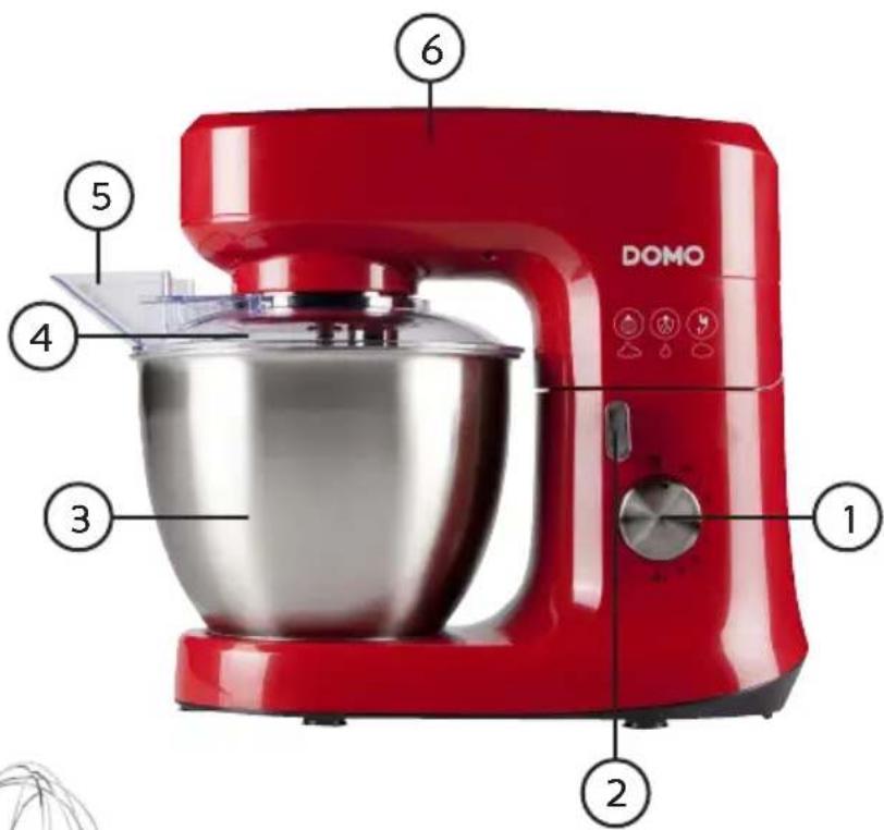 DOMO DO9109KR - PARTS - 1