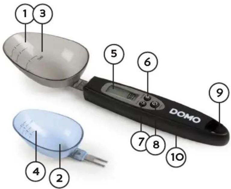 DOMO DO303ML - BESTANDTEILE - 1