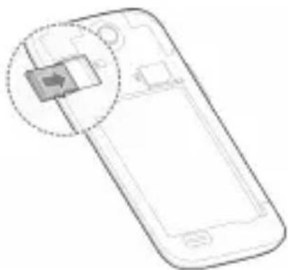 ZTE BLADE Q MAXI - Установка карты памяти microSDHC (дополнительно) - 1
