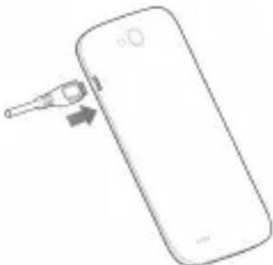 ZTE BLADE Q MAXI - Laden des Akkus - 1