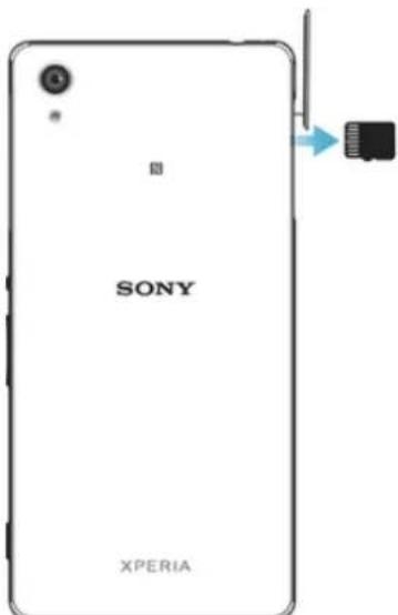 SONY Xperia M4 Aqua Dual - Pour retirer la carte memoire - 1