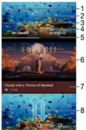 SONY Xperia M4 Aqua Dual - Regarder des videos dans l'application Video - 1