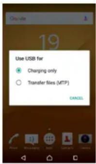 SONY Xperia M4 Aqua Dual - Gestion des fichiers à l'aide d'un ordinateur - 1