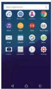 SONY Xperia C5 Ultra Dual - Écran applications - 1