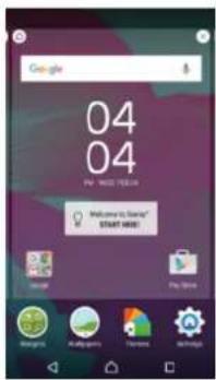 SONY Xperia C5 Ultra Dual - Volets de l'écran d'accueil - 1