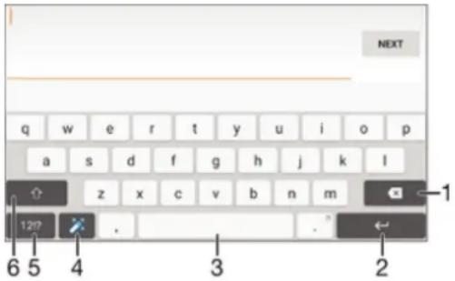 SONY Xperia C5 Ultra Dual - Clavier virtuel - 1