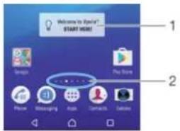 SONY Xperia C5 Ultra Dual - Écran d'accueil - 1