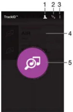 SONY Xperia C3 - Reconnaitre de la musique avec TrackIDTM - 1