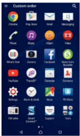 SONY Xperia C3 - Écran Applications - 1