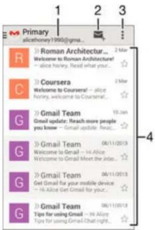 SONY Xperia E3 Dual - Gmail™ - 1