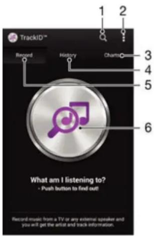 SONY Xperia E3 Dual - Reconnaître de la musique avec TrackID™ - 1