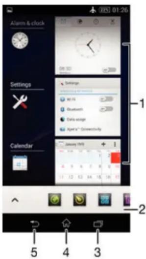 SONY Xperia E3 Dual - Parcourir les applications - 1