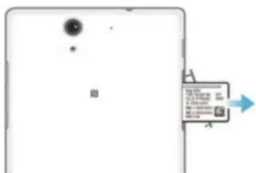 SONY Xperia C3 Dual - Pour afficher vos numeros MEI sur le plateau de l'etiquette - 1