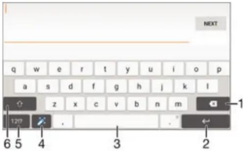 SONY Xperia C3 Dual - Clavier virtuel - 1