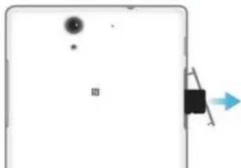 SONY Xperia C3 Dual - To remove the memory card - 1
