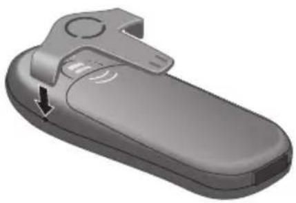 SIEMENS Gigaset Micro 4000s - Fixer le clip ceinture - 1