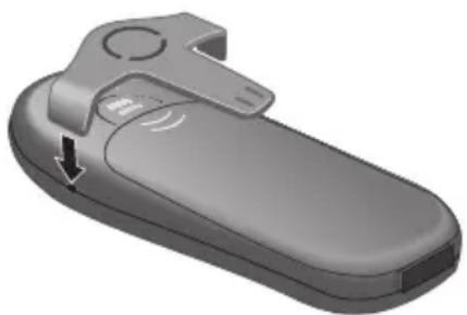 SIEMENS Gigaset Micro 4000s - Gürtelclip befestigen - 1