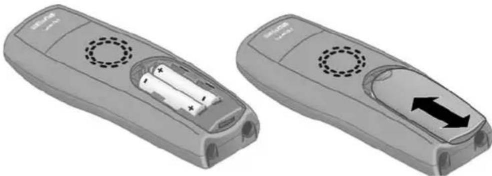 SIEMENS Gigaset E1 MA - Inserting the batteries - 1