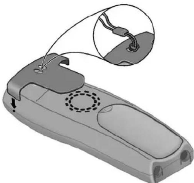 SIEMENS Gigaset E1 MA - Gürtelclip befestigen - 1