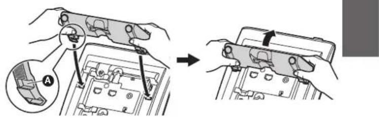 PANASONIC KXNT321 - Attaching the Stand - 1