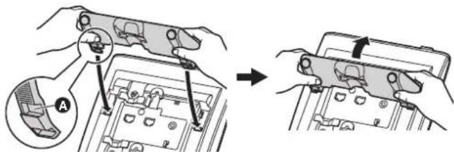 PANASONIC KXNT321 - Ved tilstluting af et hovedsæt og en AC-adapter - 1