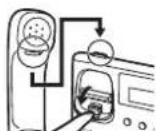 PANASONIC KXNT321 - Blocco del gancio del microtelefono - 1