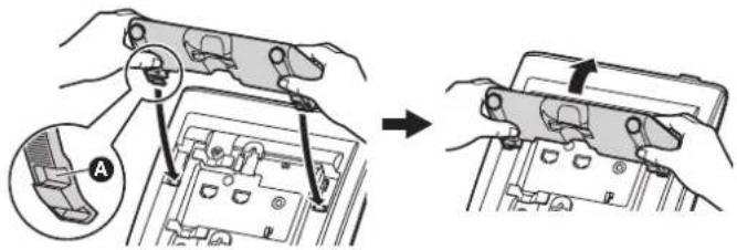 PANASONIC KXNT321 - Fixar o suporte - 1