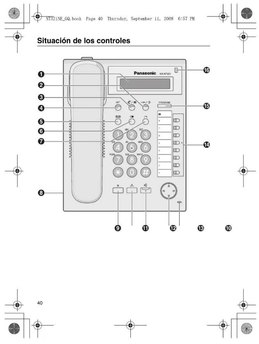 PANASONIC KXNT321 - Accesorios (incluidos) - 12