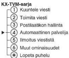 PANASONIC KXNT321 - Puhelimen asettaminen omien tarpeiden mukaan - 13