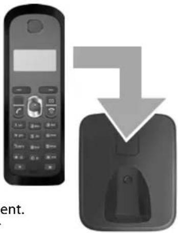SIEMENS Gigaset AP28H - Inscription/appairage du combiné sur la base - 2