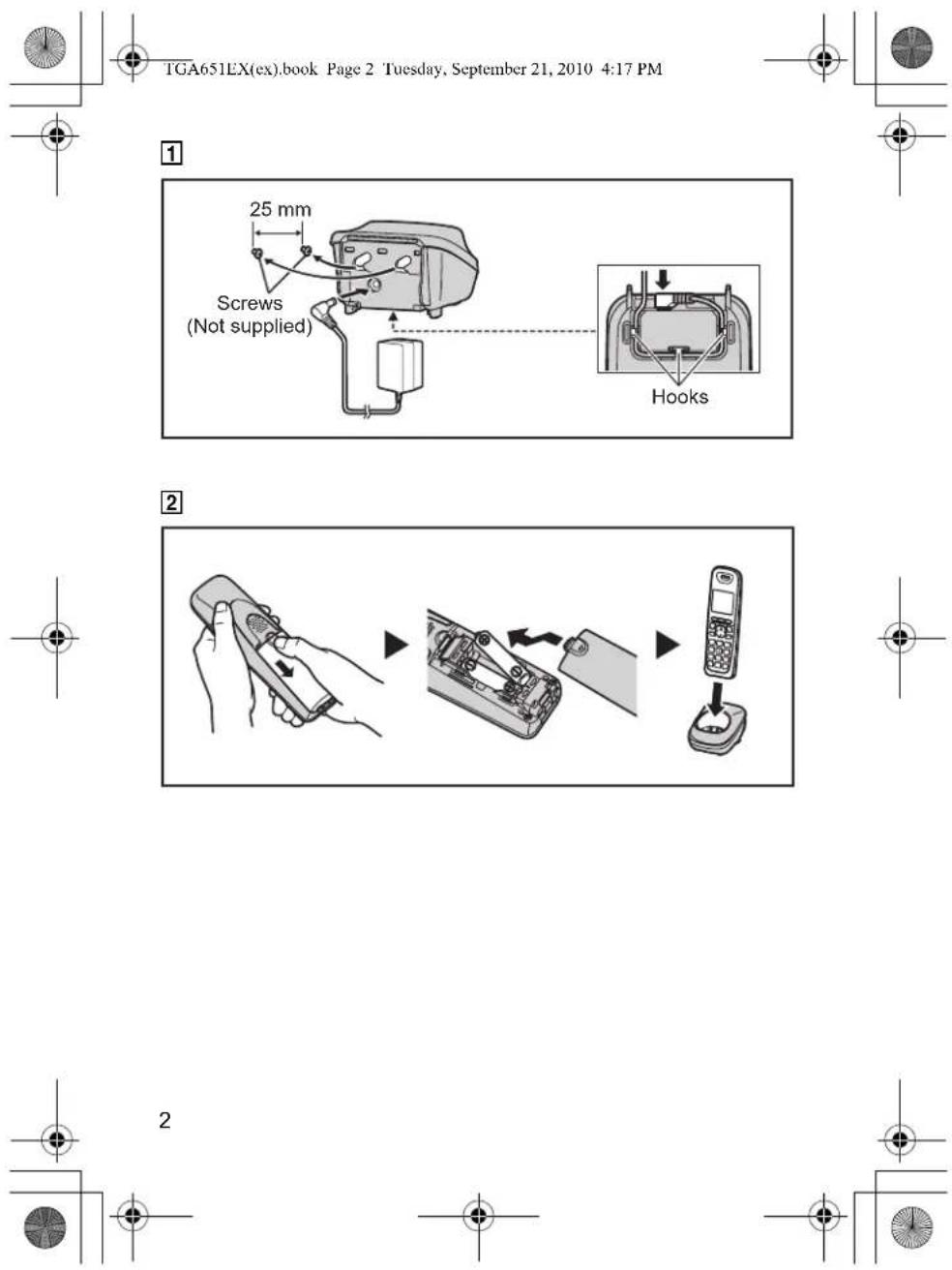 PANASONIC KXTGA651EXB - Panasonic® - 5