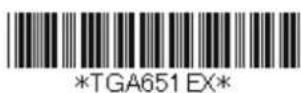 PANASONIC KXTGA651EXB - C€0470 - 2