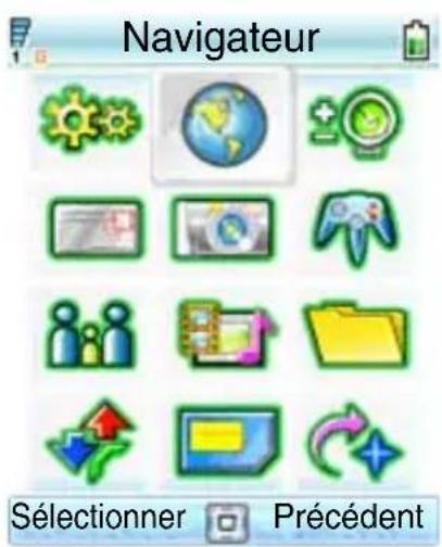 TOSHIBA TS605 - Menu principal - 1