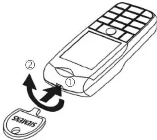 SIEMENS CXT70 - Désassembler le téléphone - 1