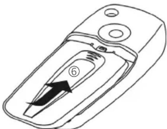 SIEMENS CXV65 - Insertion de la carte SIM/batterie - 4